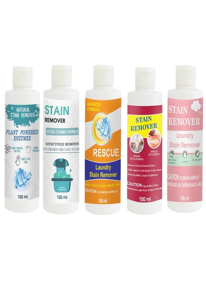 TOOVUS Stain Remover Combo Pack of Shirt, Doll, Orange, Red and Pink Stain Remover | Multi-Surface Cleaning Solution for Clothes, Fabrics, Upholstery (100 g Each) - Image 1